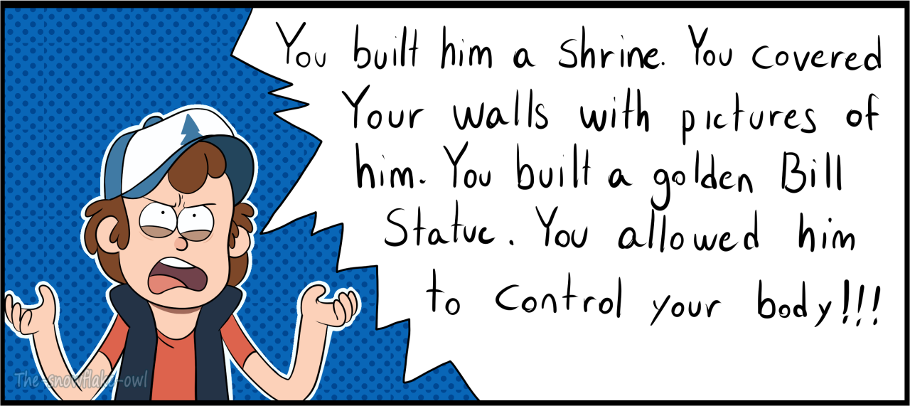 the-snowflake-owl:  Grunkle Ford knows very little about friendship. Based on charlesoberonn‘s