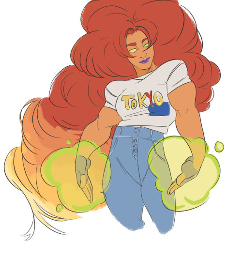 casual-cupholder:A quick old school Starfire 🌟✨🌟