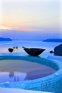 classy-captain:  Blue Angel Villa Santorini by Unique Properties 