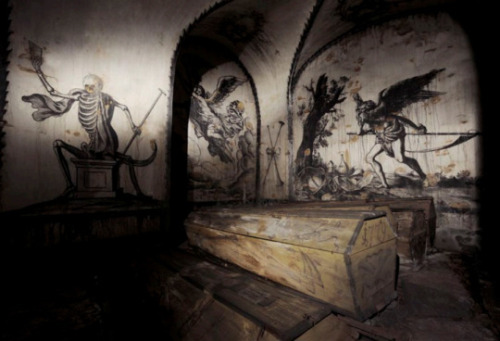 speciesbarocus:The crypt beneath the Church of the Nativity of Our Lord, Loreta, Prague.> Photos 