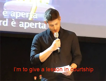 lovemesomespn:Ok so Jensen starts by flat out refusing to do the scene. He knows what it’s abo