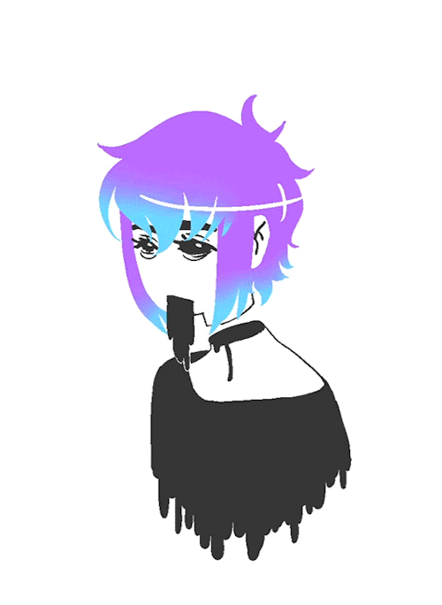 poc-cthulhu: new design for an old oc. i should draw her more.  i should really post these on m