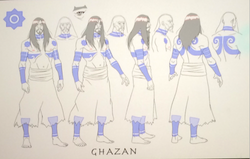 benditlikekorra:P’li, Ming-Hua, and Ghazan Concept Art