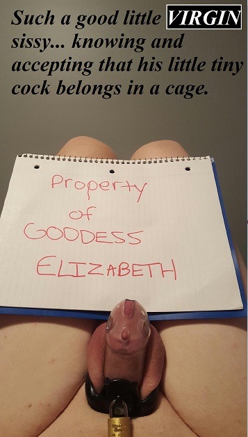 My name is Goddess Elizabeth. I am a lifestyle and pro domme.   My kik - passivelove101 … My time is precious - TRIBUTES ARE REQUIRED FOR CHAT… offer one in your initial message or you will be automatically ignored. I would love to find more boys