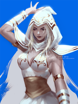 league-of-legends-sexy-girls:  Ashe by Leirix  