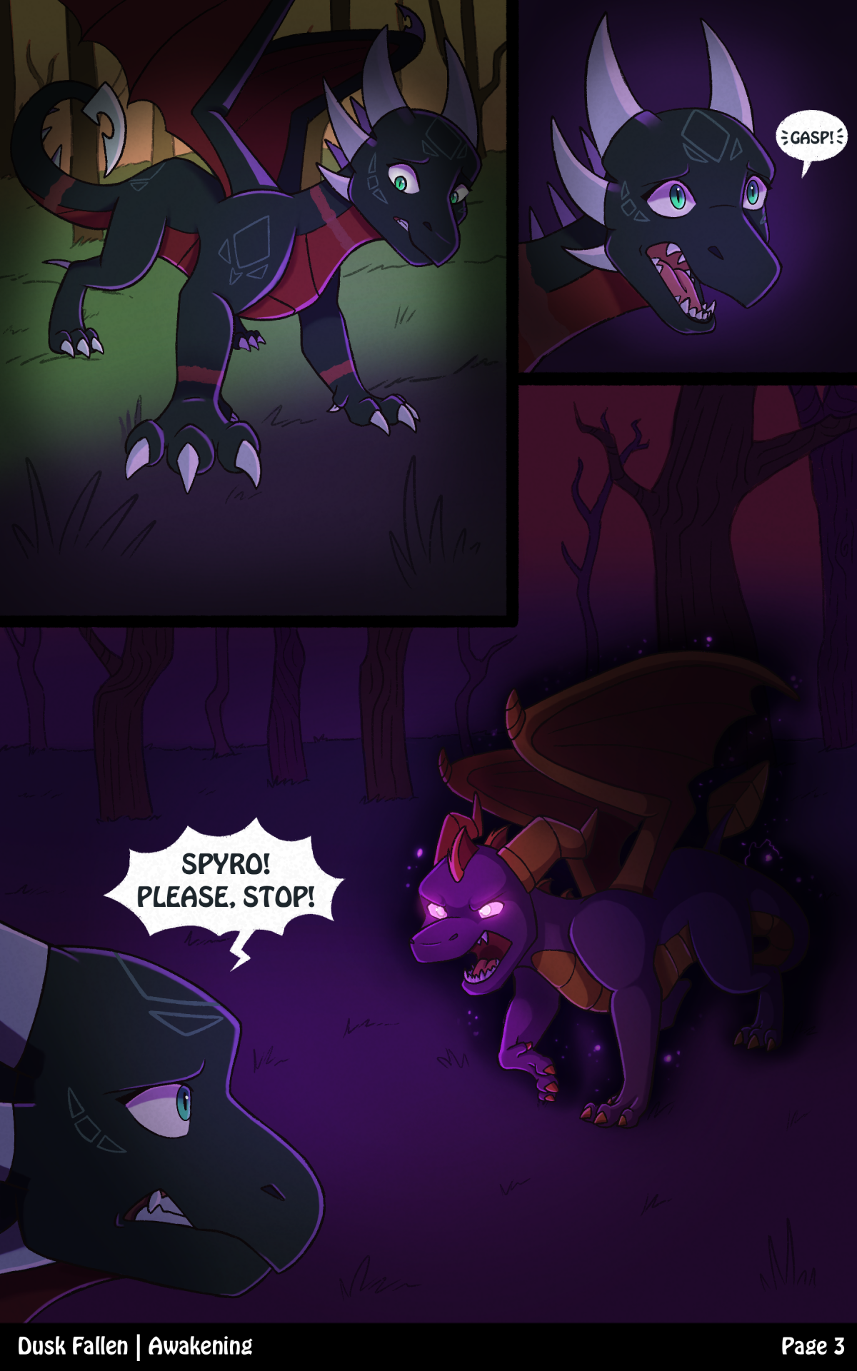 Dawn Of The Dragon Comic Dusk Fallen | Spyro Fan Comic