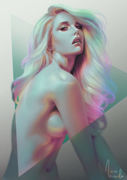 awesomedigitalart:Iridescent by velsen