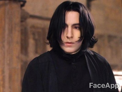 severus-my-only-prince: Soo i took the beauty app and made Severus younger. I know somebody did it before, but i wanted to see how other photos will look like and look what i got! 