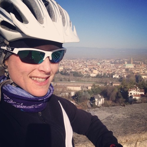 elenamartinello: #training in my #hometown #Vicenza! #straveproveit #igerscycling #bicilive #smithop