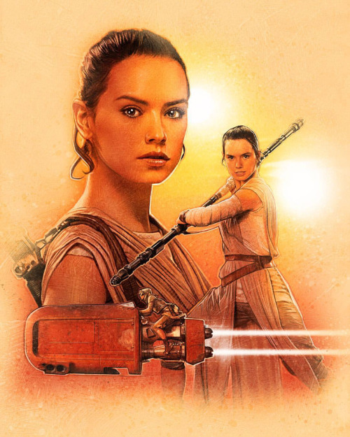 starwarsandotherthingsman: Star Wars: The Force Awakens Character Illustrations by Paul shipper