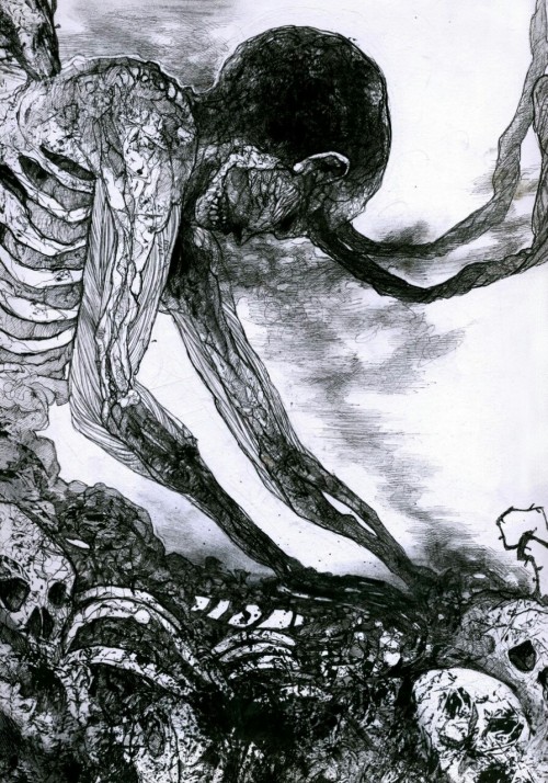 postblackmetalsatan:  Pain  By - mondviole