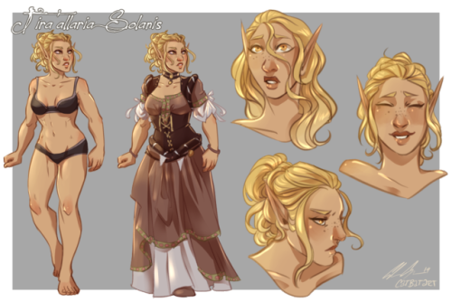 catbatart: Another character sheet commission, this time for Cynsaysstuff over on Twitter! Got to dr