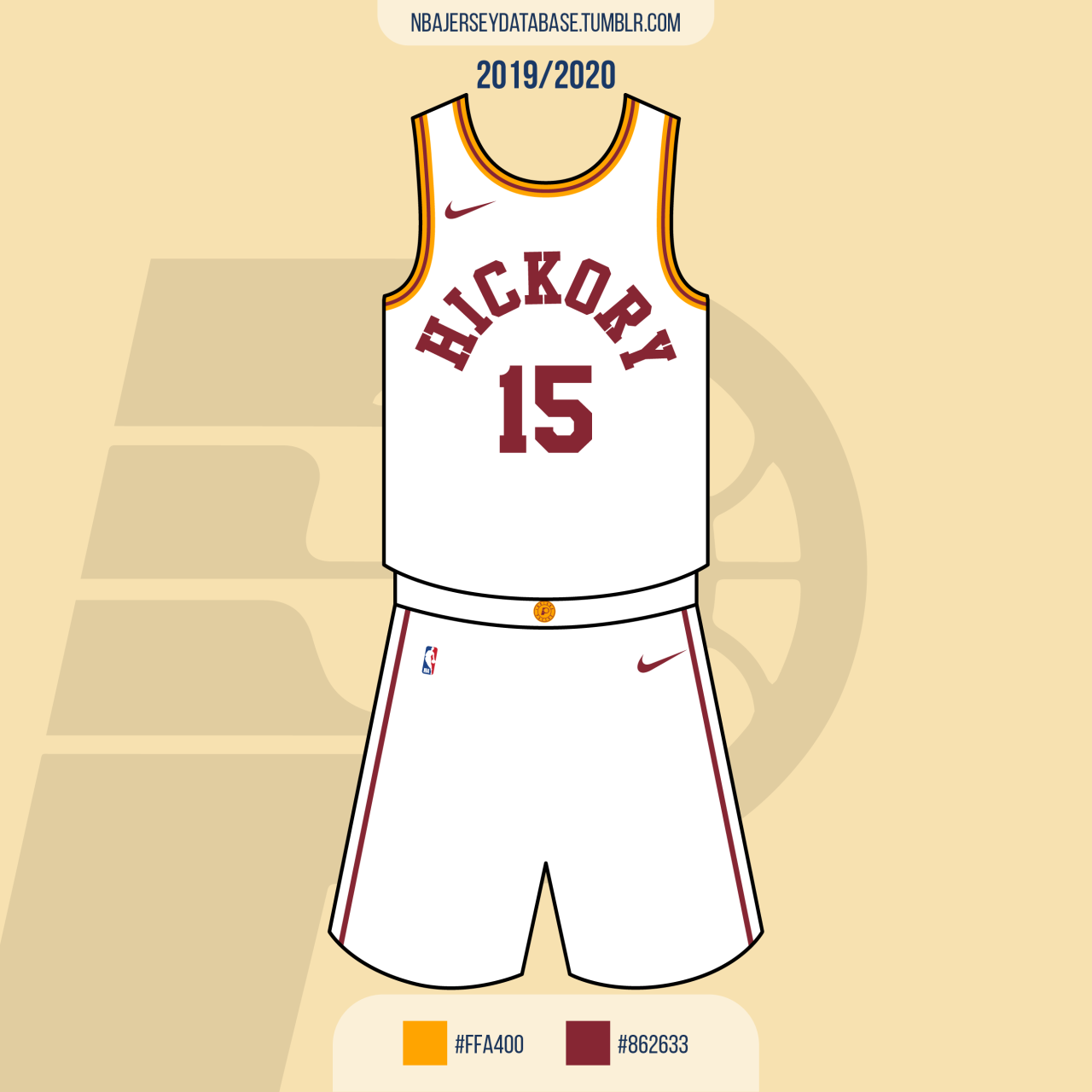 NBA Jersey Database, Indiana Pacers City Jersey 2019-2020