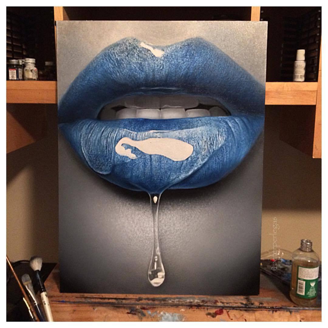 myArtMagazine.com (Hyper Realistic Painting Lips by Peter...)