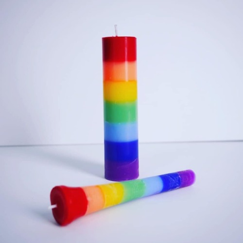 We are proud to introduce our special Rainbow Pride candles. A portion of the sales from these candl