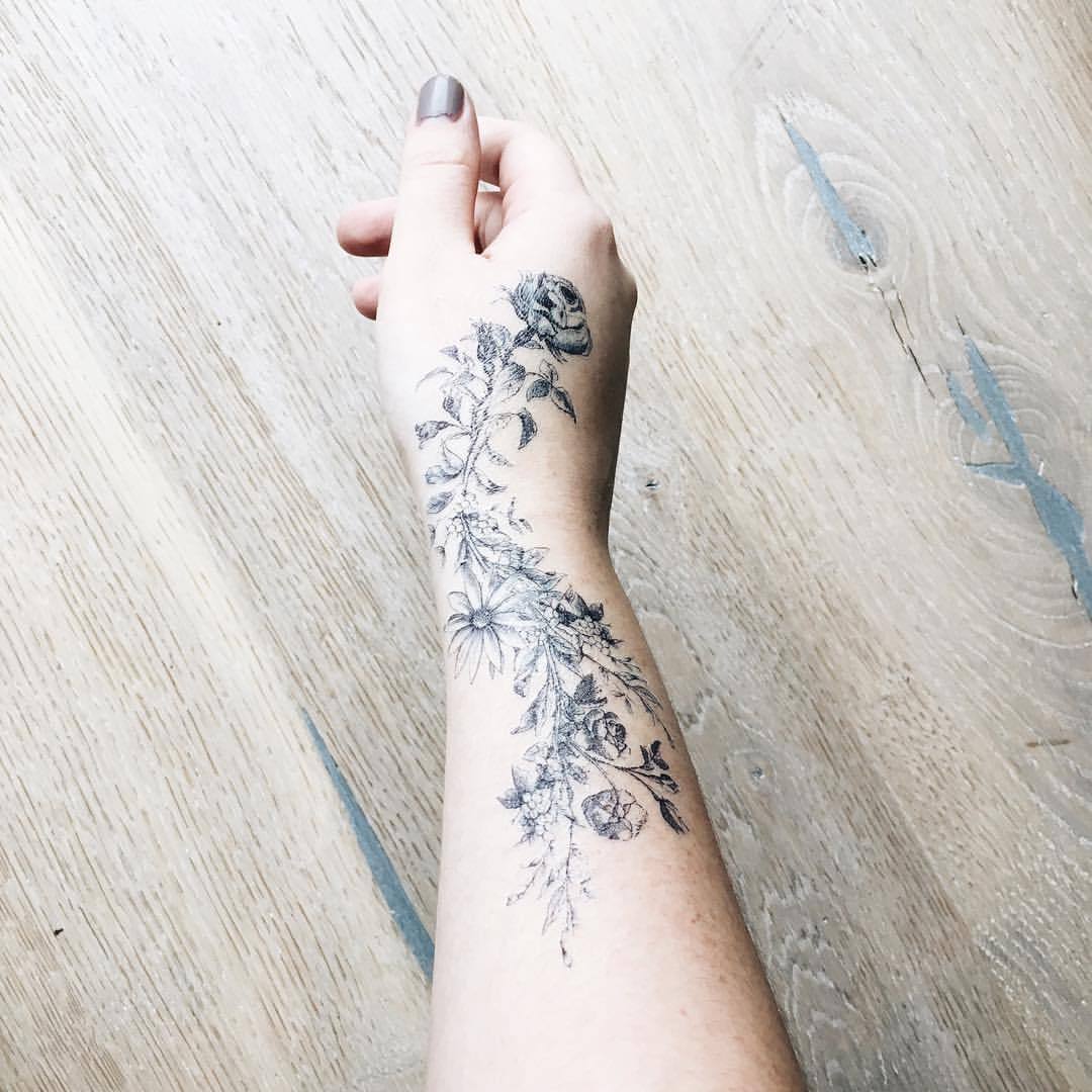 Phee Designs — Rosy and Daisy Paperself tattoo in blue. Makes me...