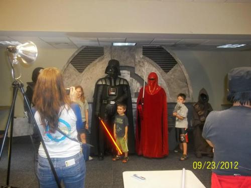 At the Durham museum of Life and Science for their Heroes and Villains event last year. One of the B