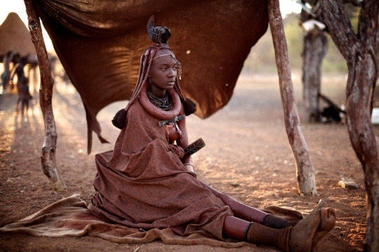 African himba tribe women