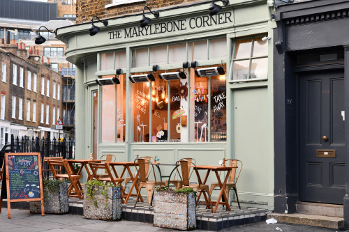 sometimeslondon: The Marylebone Corner, coffee shop and bakery, Marylebone