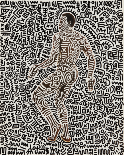 cumblr7:  Keith Haring - Untitled (Bill T.