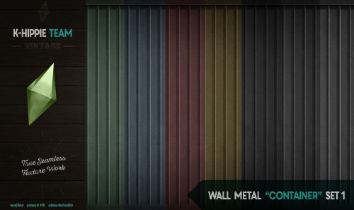 7 WALLS - METAL CONTAINER - SET 1So now you are into cargotecture. You need it grunge, because havin