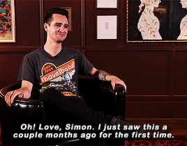clarasolo:Brendon talking about Love, Simon.