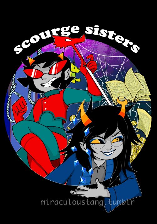 miraculoustang:uUUAUGH! i spent ALL DAY on this @-@ my homestuck entry for the t-shirt competition!!