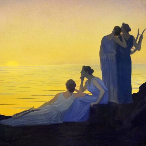 fravery:Alphonse Osbert, Soir antique, 1908.