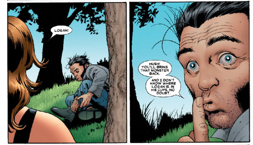 buttwade:Astonishing X-Men Vol.3 #15-16remember that time Logan got regressed to a child and everyth