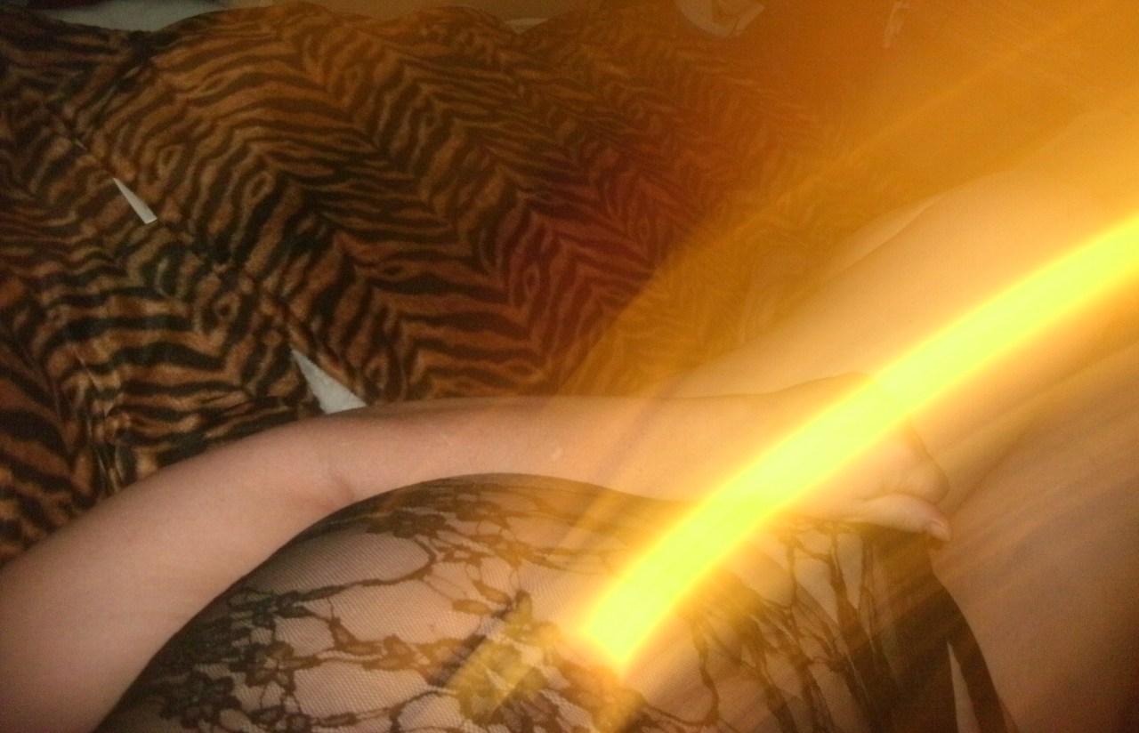 mylonelybreasts:  hit by the light*taken abt 20 minutes ago 2/10/15