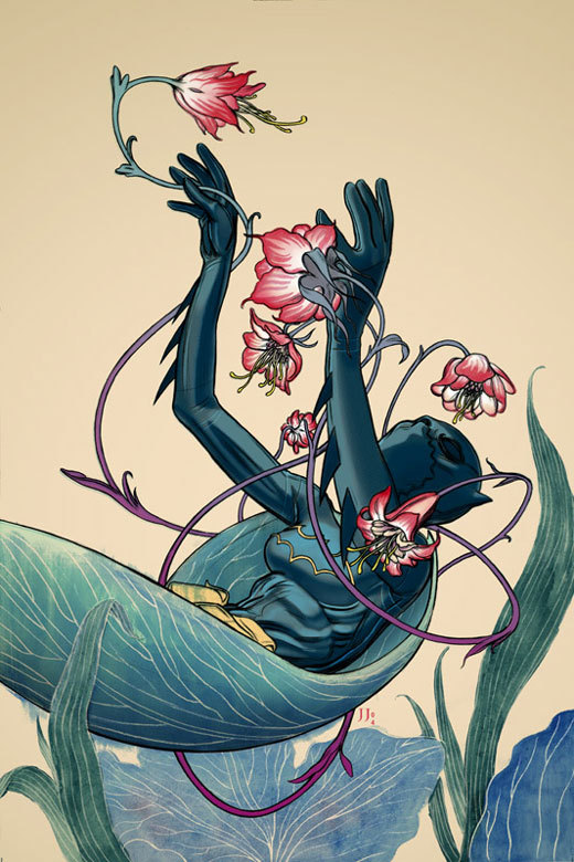 thefingerfuckingfemalefury:  smallandsundry:  Batgirl covers - James Jean  It’s