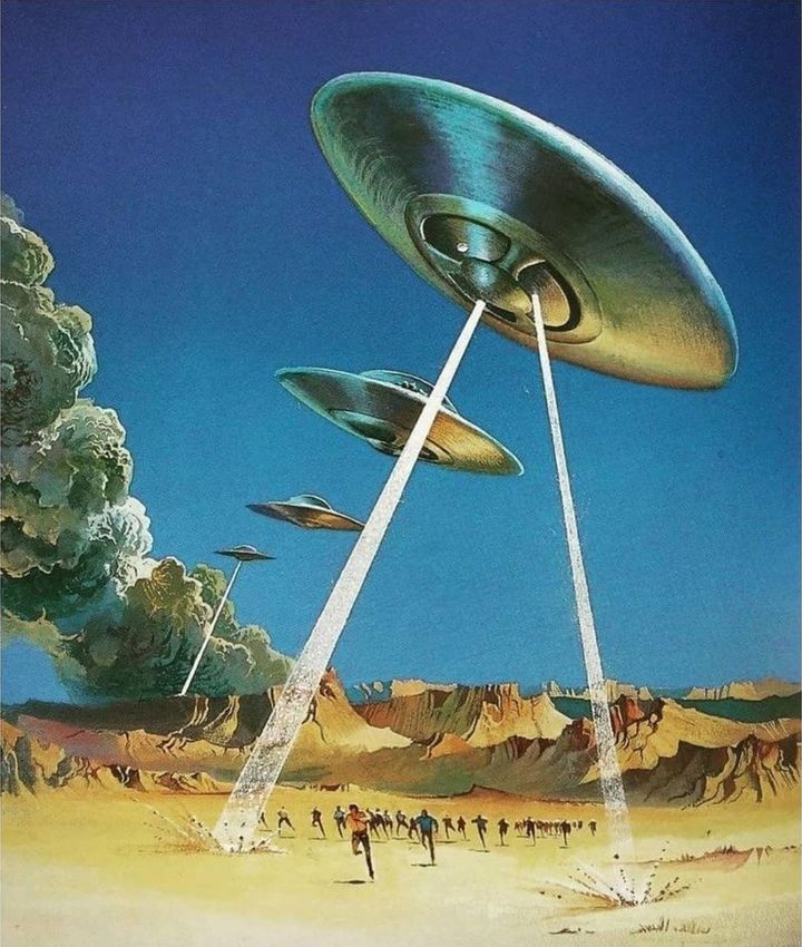 70sscifiart:
“1978 cover art by Bruce Pennington for ‘The Heaven Makers,’ by Frank Herbert
”