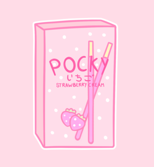 toopixelforu: Pocky  ｡◕‿◕｡ Check it out on my redbubble: Redbubble  (∩_∩)