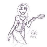 Rapunzel Mini sketch.  Yeah, i dunno…