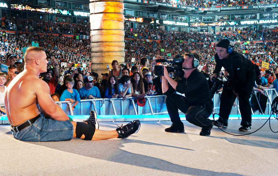 extremeviki54:  John Cena - Wrestlemania Candids