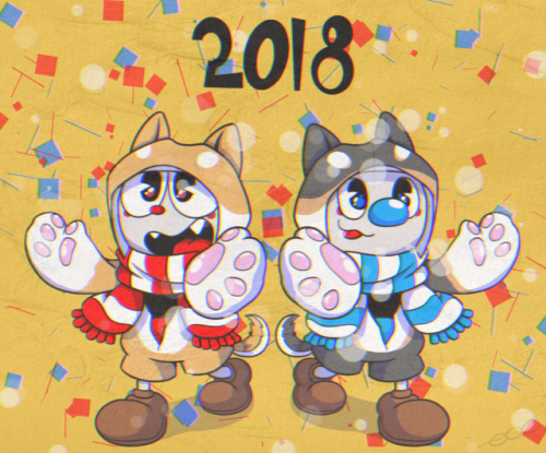 Shibe Cup Bros !!HAPPY NEW YEAR 2018 !!