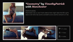 timothypatrick:  My set with Theresa Manchester was showcased on Zivity this morning. If you have yet to see it, click the link below and please vote! If you need a trial membership, send me your email address. ————— From the @Zivity set Geometry -