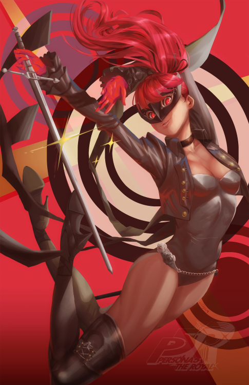 Wanted to show my process for this one since P5R just got released in the west HQAS.redbubble.comtwi