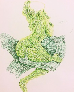 ismaelguerrier:  From my series, In Our Nature(Color pencil on paper)Instagram: ismael.guerrier.art