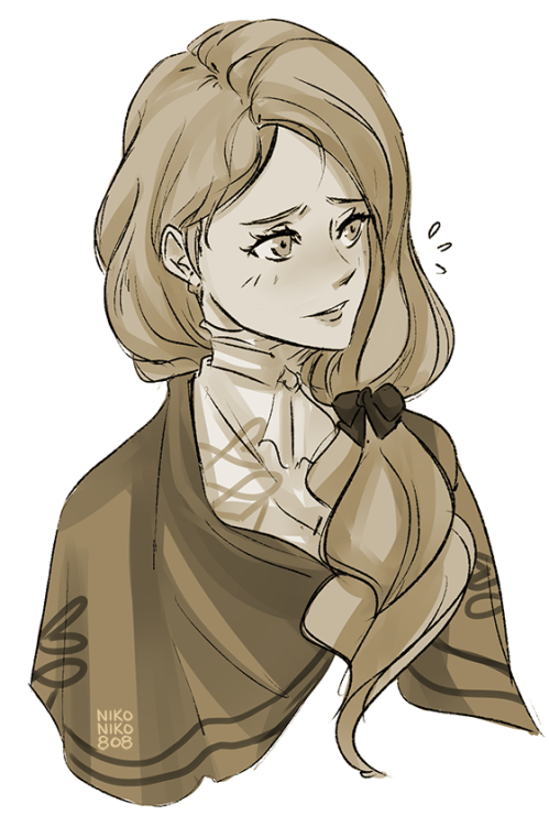 nikoniko808: a doodle of Mercedes from FE3H! 