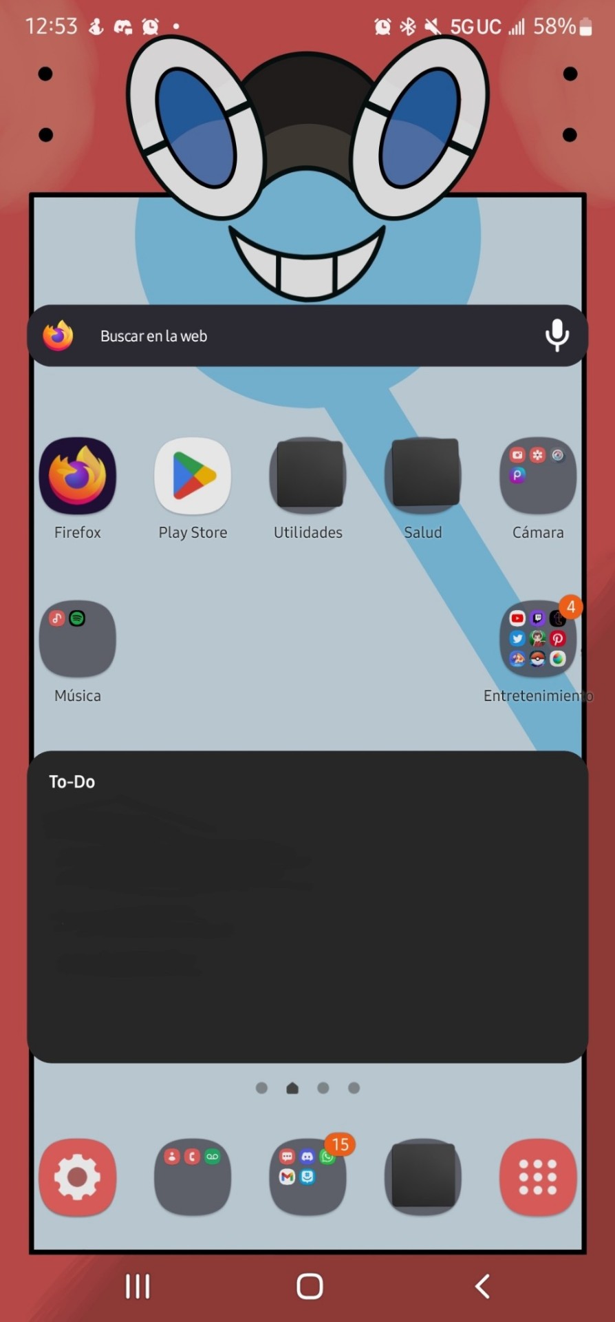 Made A Custom Rotom Pokdex Inspired Phone Background :D!!!