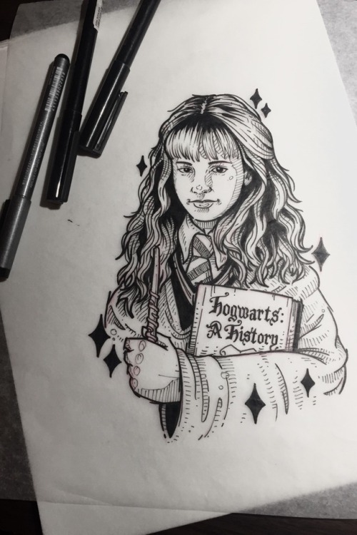 I&rsquo;ve been doing these sketchy portraits of my favourite fictional ladies over the last few day