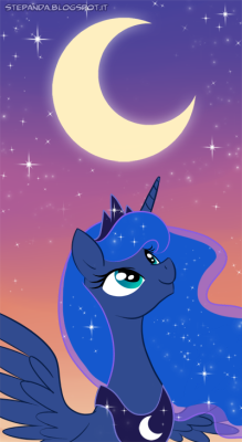 mlpfim-fanart:  Princess Luna by StePandy