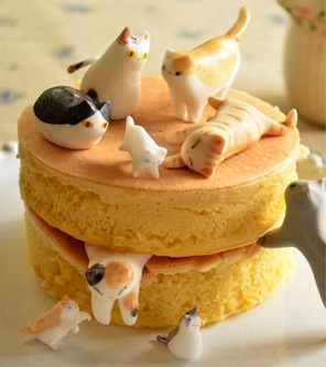 gasaii:  Kitties （＞ｙ＜）  Cat caaaaake!