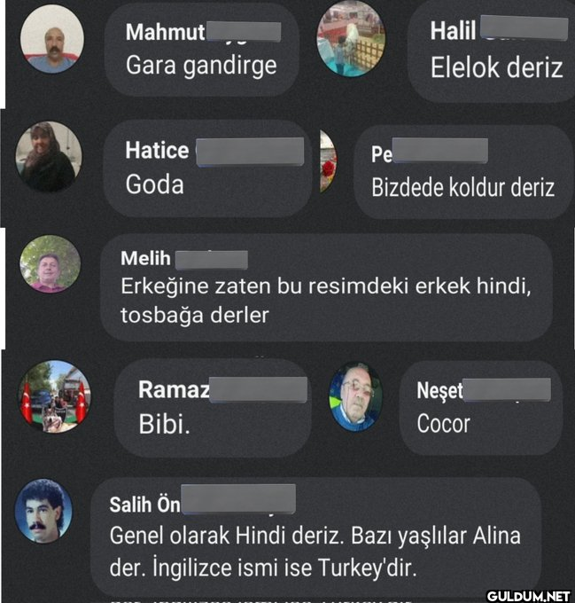 SİZİN ORDA NE DERLER Çok...