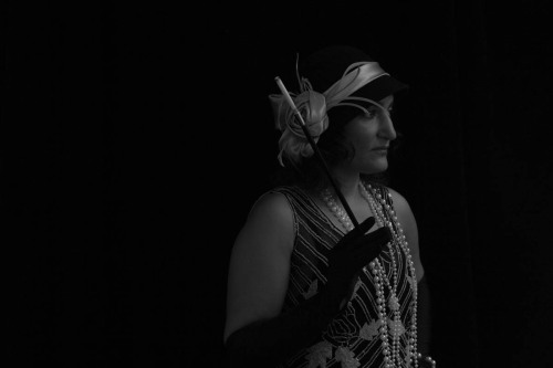 Silent Movie Shoot, Jazz Age inspired portrait shots.