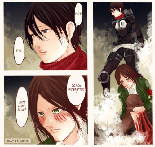 skalhya: Mikasa... It’s not over yet.