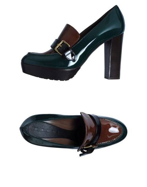High Heels Blog MARNI Moccasins with heelSearch for more Loafers by Marni on… via Tumblr