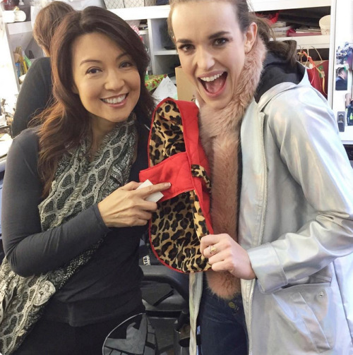 fuckyeahmarveltvcast: @lil_henstridge: Errrrrrm, @mingna_wen got Maggie something pretty special fo