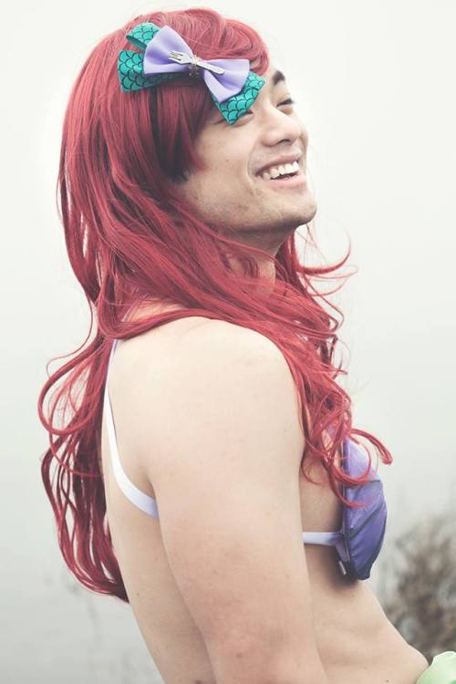 jeckleanddean:Advanced Placement of ShellsOsric Chau’s amazing cosplay as Disney princess Ariel.